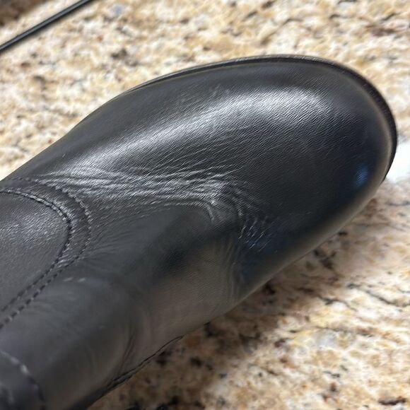 Tory Burch Lanny 110mm Bootie Black Leather Ankle boots - Picture 16 of 17